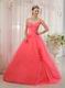 Cute Girl Water melon Quinceanera Dress With Handmade Flower