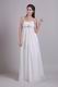 Best Spaghetti Straps White Chiffon Evening Dress