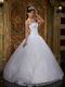 Appliqued Dentate Bottom White Elegant Dress Quinceanera Wear