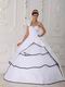 Single One Shoulder White Dress to Quinceanera Party Wear