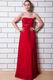 Strapless Wine Red Custom Plus Size Bridesmaid Dresses