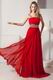 Other Side Zip One Shoulder Evening Dress For Women