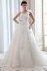 Elegant One Shoulder Straps Inexpensive Wedding Dress Puffy