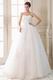 Princess Sweetheart Appliqued Bottom Puffy Wedding Bride Dress