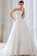 Romantic Appliqued Bottom Puffy Skirt Wedding Dress For Bride