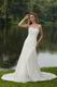 Classical Strapless Court Train Lace Wedding Dress For Bride