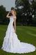 Off The Shoulder White Taffeta Lace Wedding Dress By Designer