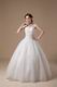 Cheap Strapless Puffy Ivory Wedding Ball Gown For Bride