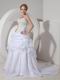 Best Deals Strapless Beaded Wedding Party Dress For Bride