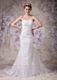 Strapless Lace Appliques Woman In Wedding Dress Discount