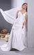 Cheap V-Neck A-line Wedding Dress Made By Ivory Taffeta