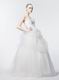 Appliqued Floor-Length Michigan Organza Wedding Dress Cheap