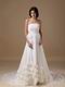 2014 Stylish Maternity Wedding Dress With Handmade Flowers Bottom