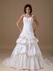 Modest Wide Straps Taffeta Dress For Wedding Bride Wear