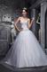 Lovely Princess Sweetheart Crystals White Wedding Dresses For Bride