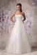 A-line Floor-length Ivory Tulle Dress For Wedding Party