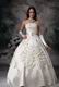 Designer Strapless Decorate Lady In Bridal Dress Floor Length No Train