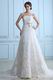 Strapless Empire Waist Bow Belt Chapel Ivory Wedding Gowns Cheap
