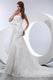 Affordable Strapless Dropped Trumpet Chapel Church Wedding Dress
