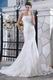 Slender Inexpensive Appliques Mermaid Fishtail Wedding Dress