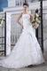 Inexpensive Strapless Mermaid Chapel Wedding Dress With Belt