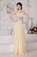 Straps Halter Yellow Formal Evening Dress For Juniors