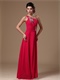 Customize Fuchsia Celebrity Gowns Single Shoulder Strap With Cut Out