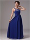 Royal Blue One Shoulder Prom / Evening Dress For Party Affordable