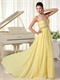 Top Selling Sweetheart Light Yellow Female Private Party Dress Online