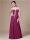 Sweetheart Red Purple Floor-length Annual Dinner Prom Dress Factory Direct