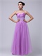 Lilac Beaded Decorate Tulle Skirt For Girl Meeting Wear Hot Sale