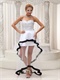 Fully Crystals Transparent High-low Prom Celebrity Dress With Black Hemline