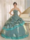Cheap Strapless Glossy Korea Tulle Court Ball Gown Multi-color