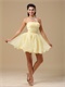 Vivacious Daffodil Mini Summer Cool Prom Dress Consult For Surprise