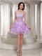 Captivating Transparent Waist Multilayers Social Dance Prom Dress Boutique