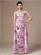 Printed Special Fabric Wives Prom Dress Royal Court Style