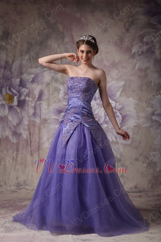 violet gown design