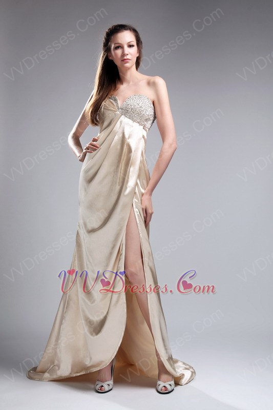 Champagne Colored Prom Dresses