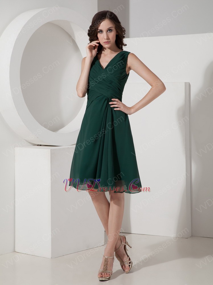 Home :: Dark Green Color Dresses :: Dark Green Short Dress For 2014 ...