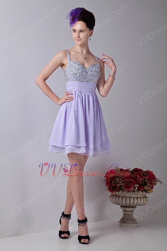 lavender graduation dress
