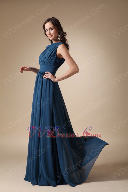 steel blue mother of the groom dress