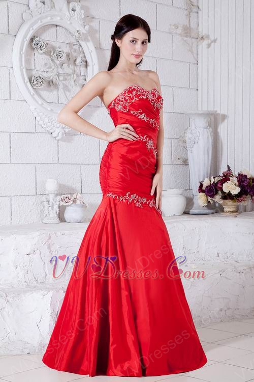 ... Dresses :: Embroidery Mermaid Red Formal Evening Dress For Juniors ... Dresses :: Embroidery Mermaid Red Formal Evening Dress For Juniors