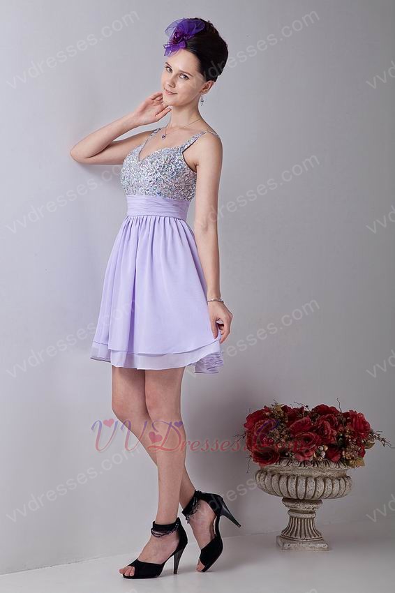 :: Short Prom Dresses :: Discount Spaghetti Straps Coloured Diamond ...